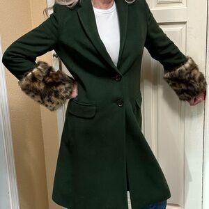 Helene Berman of London Dark Green Vintage Coat